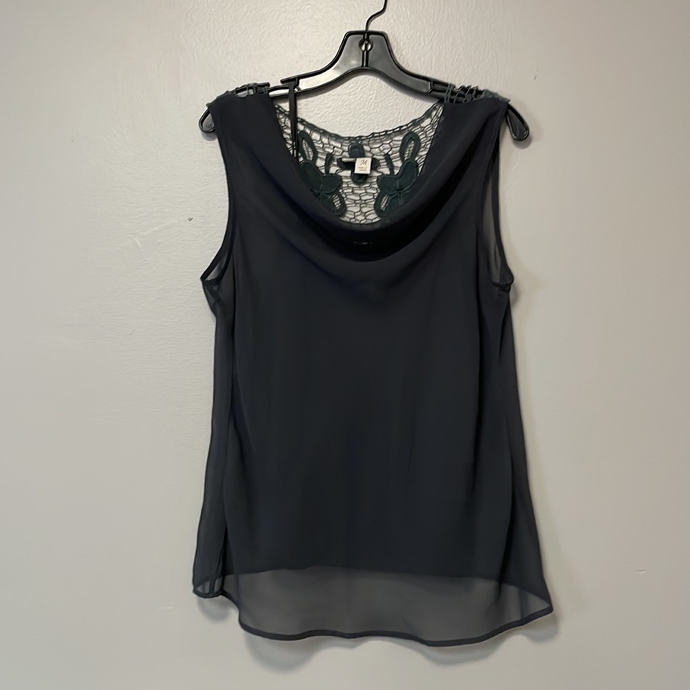 Grey blouse. Short sleeve pretty boho style
